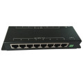 10 / 100M 8 port LAN 8 ports 12v sortie poe injecteur et séparateur